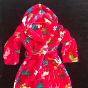 little Blue House Fleece Robe